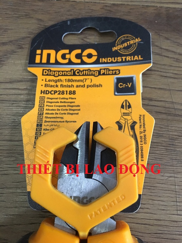 Kềm cắt 7 inch/180mm INGCO HDCP28188