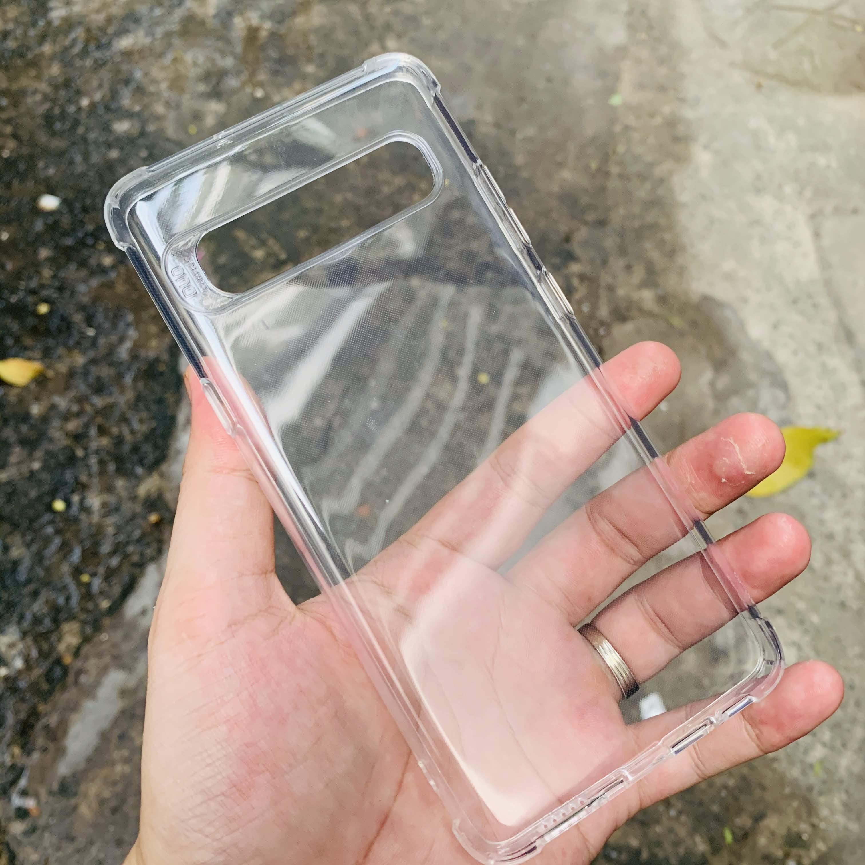 Ốp lưng samsung s10 5g trong suốt tpu chống sốc 6d
