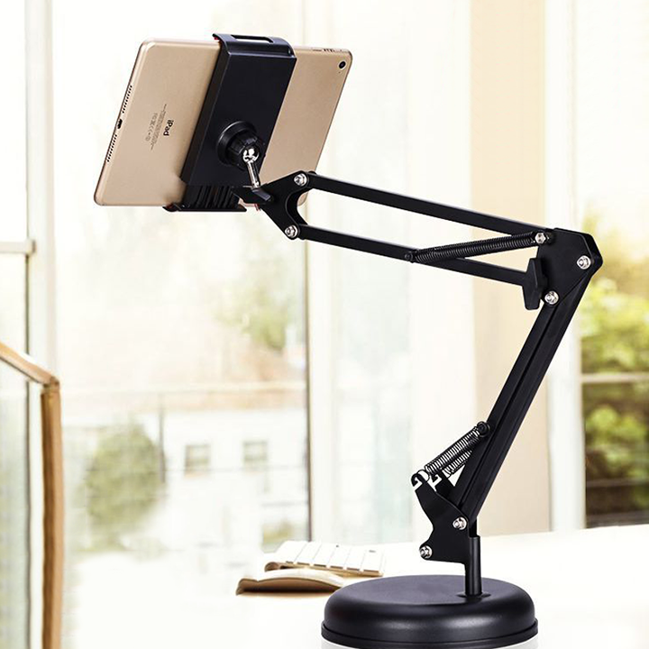 Giá Đỡ Kẹp Điện Thoại, Ipad Vocal Stents Đế Tròn Để Bàn