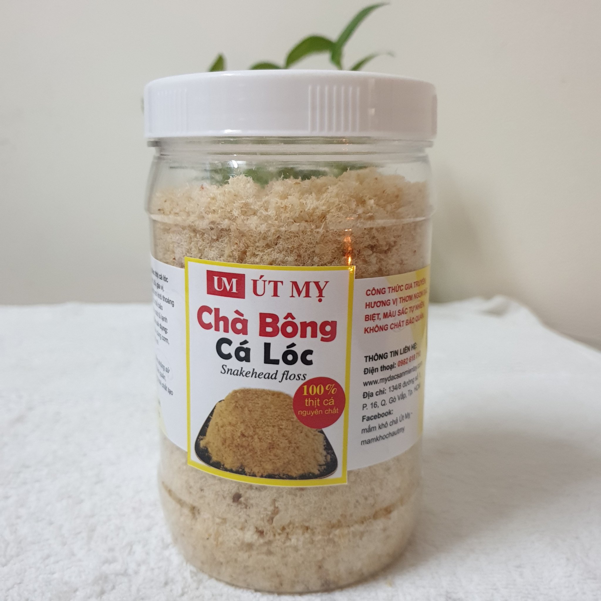 [GIẢM 30%] Chà bông cá lóc Út Mỵ 250gr