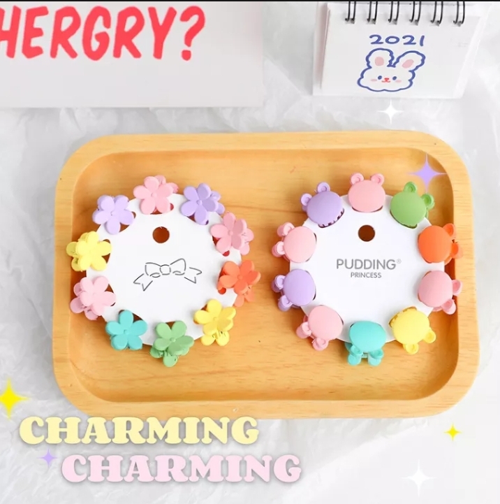 Set 5 kẹp tóc nhiều kiểu dáng dễ thương