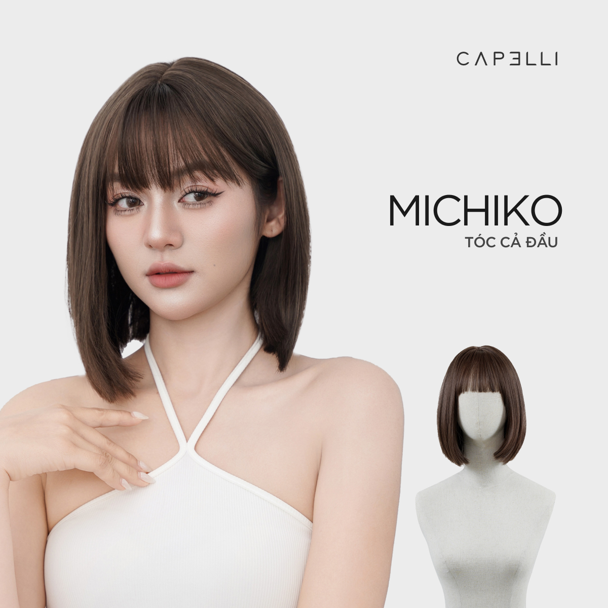 Tóc Cả Đầu CAPELLI Michiko Wig