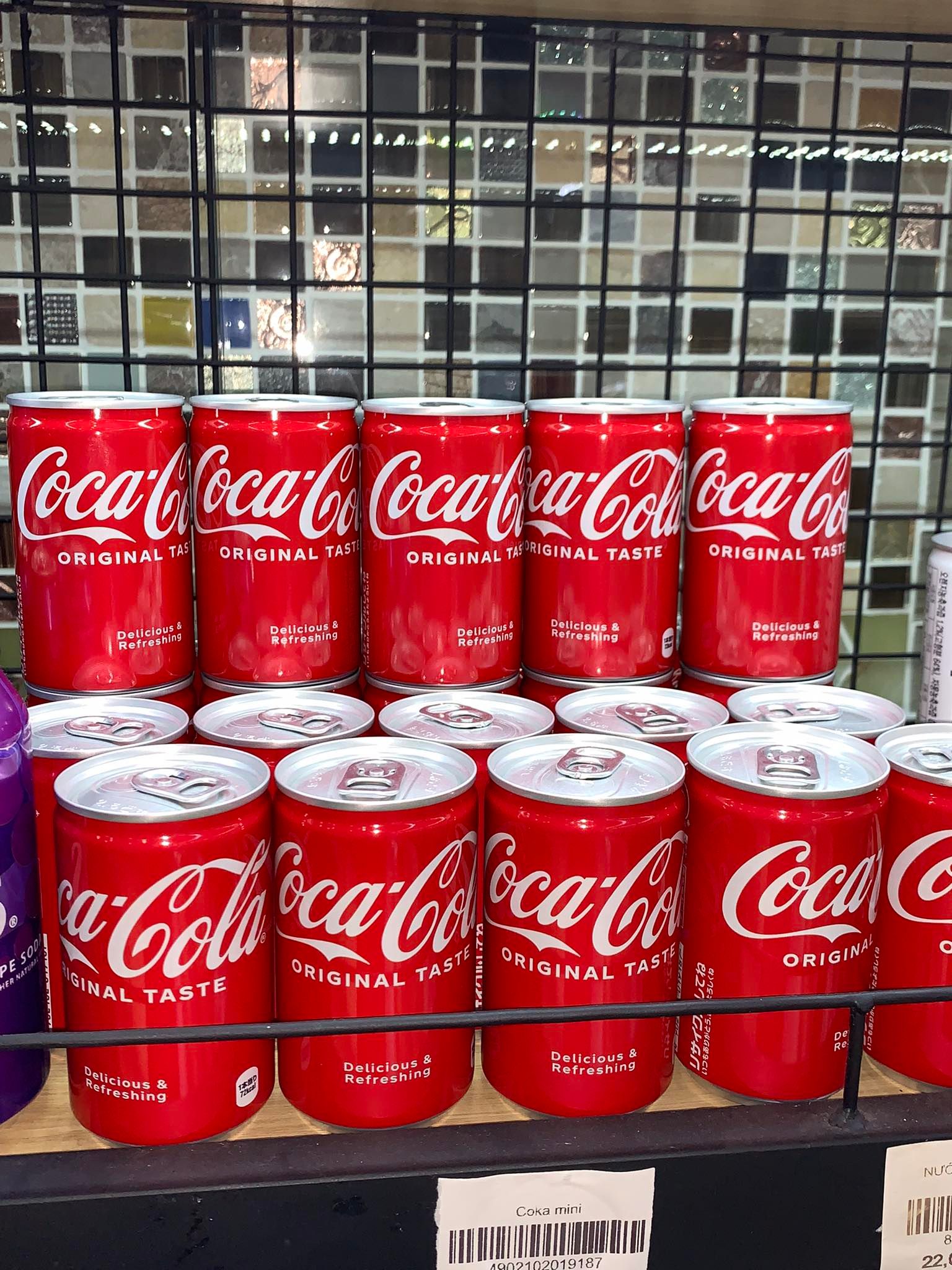 Coca-cola lon mini Nhật