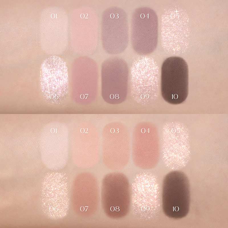 Bảng phấn mắt 10 ô dễ tán và bám màu tốt BBIA Essential Eye Palette 8.5g