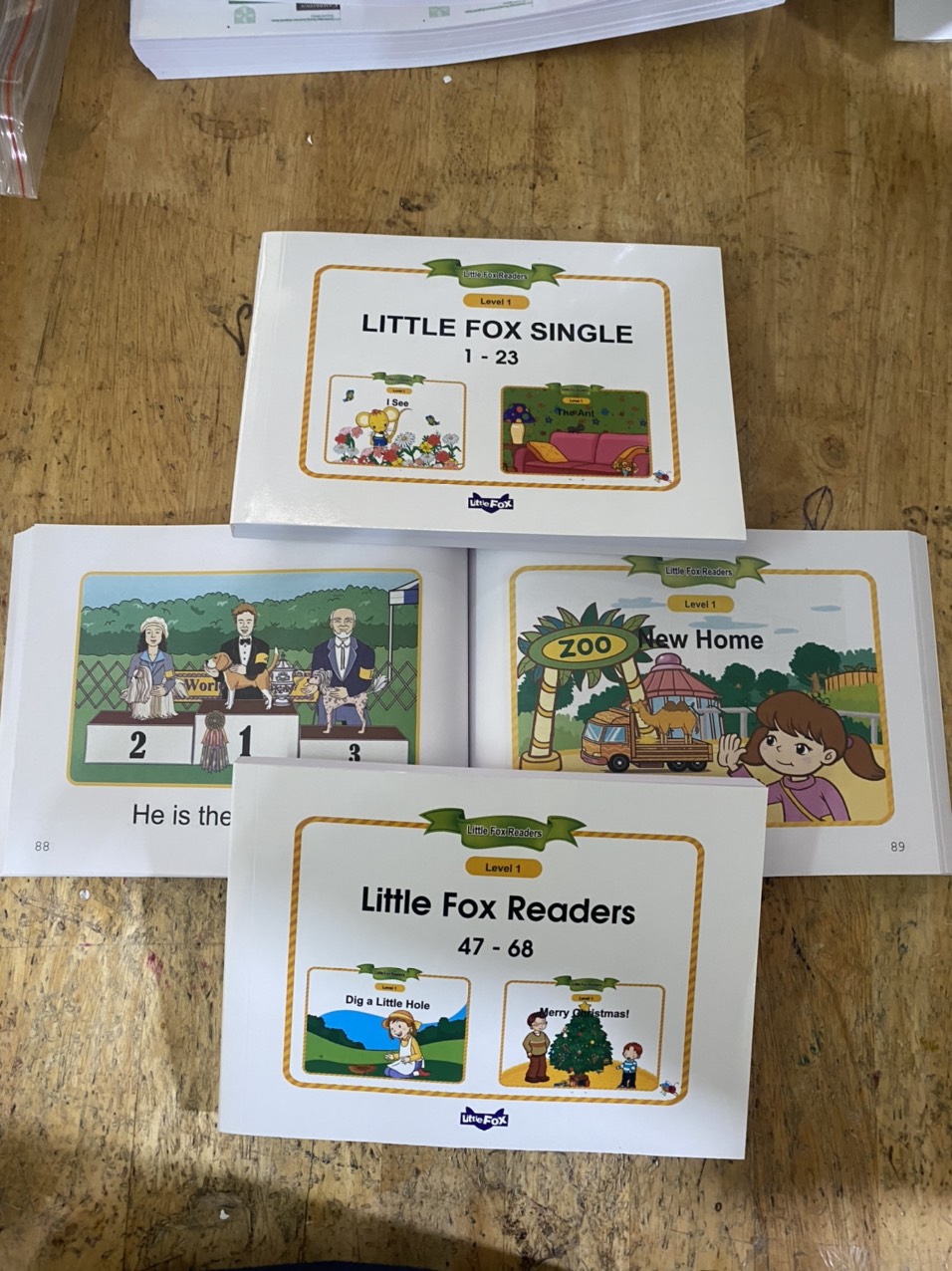 little fox readers lever 1 single (Tặng video file nghe)