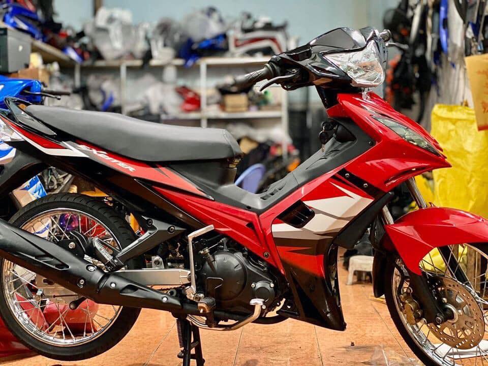 Tem rời dán xe ex 2006 đỏ đen