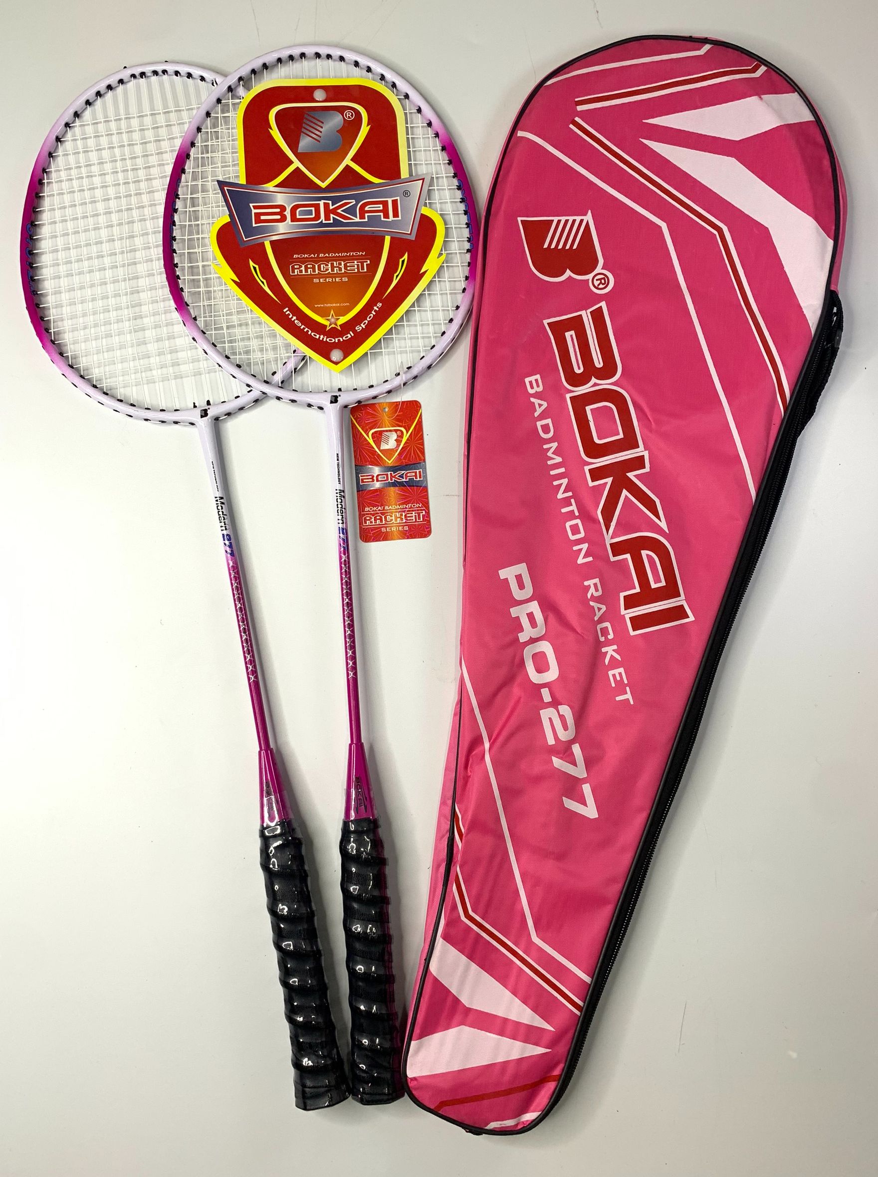 Combo bộ 2 cây Vợt Cầu Lông BOKAI 277 - Tặng ngay hộp Cầu Hải Âu xin 6 quả