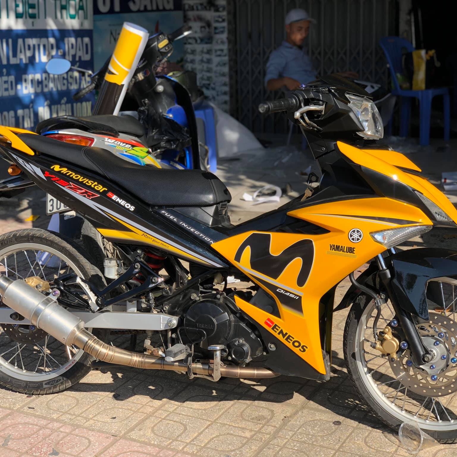 Tem rời ex Movistar Y15zr vàng đen