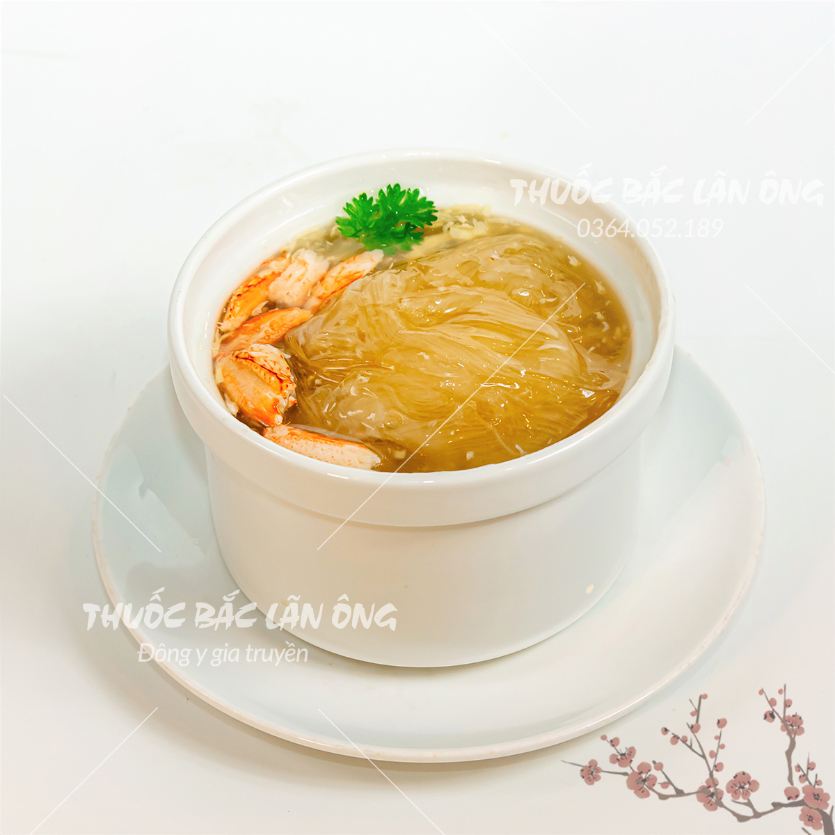 Vi cá mập nguyên cước 100g (Dạng sợi, dùng nấu súp, hầm canh dinh dưỡng, chế biến tiện lợi) - Thuốc bắc lãn ông