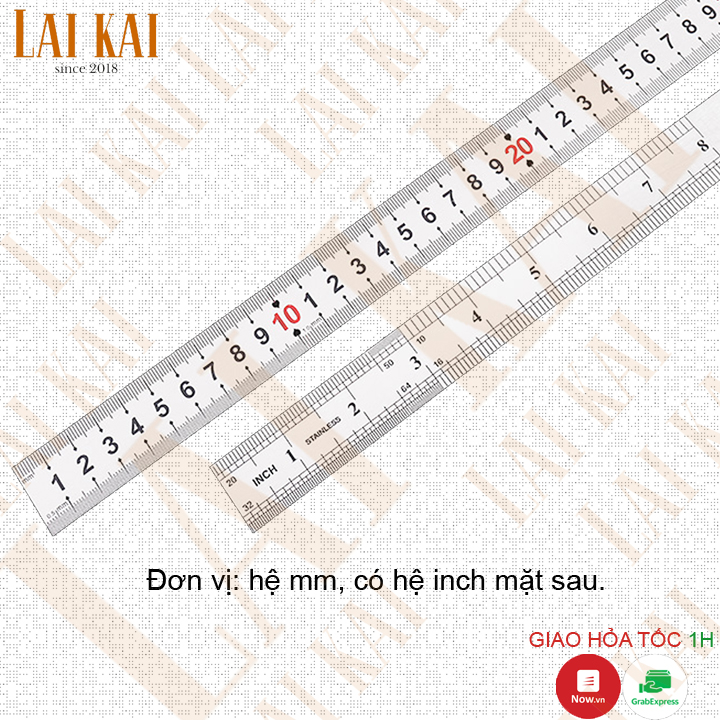 [HCM]Thước thẳng thước lá các cỡ