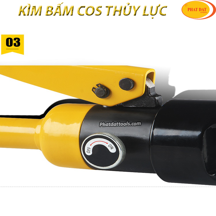 Kìm bấm cos thủy lực YQK120