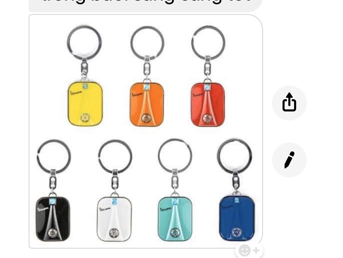 [HCM]Móc khóa Vespa
