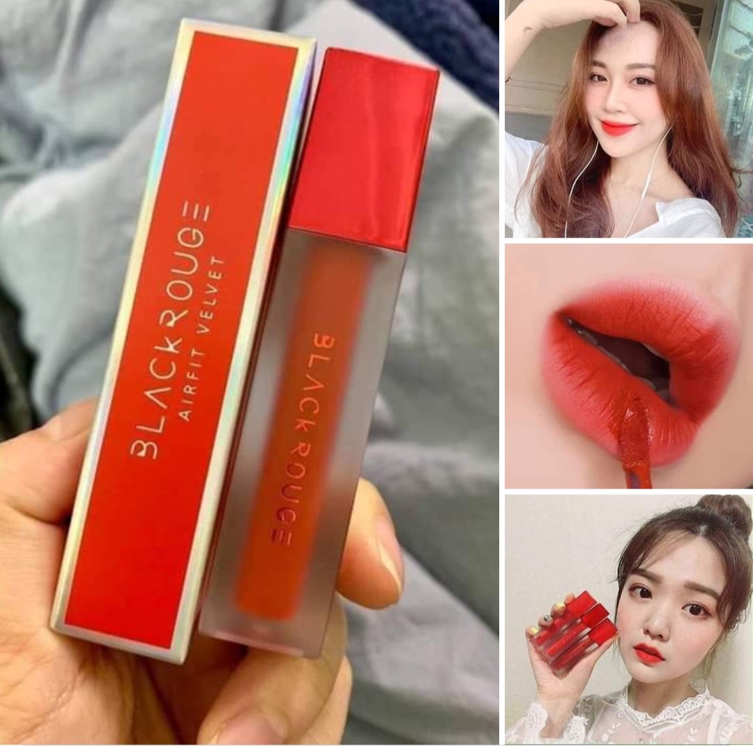 Son Black rouge A03 đỏ cam cháy