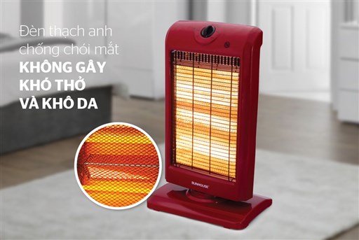 Quạt sưởi halogen Sunhouse SHD7016
