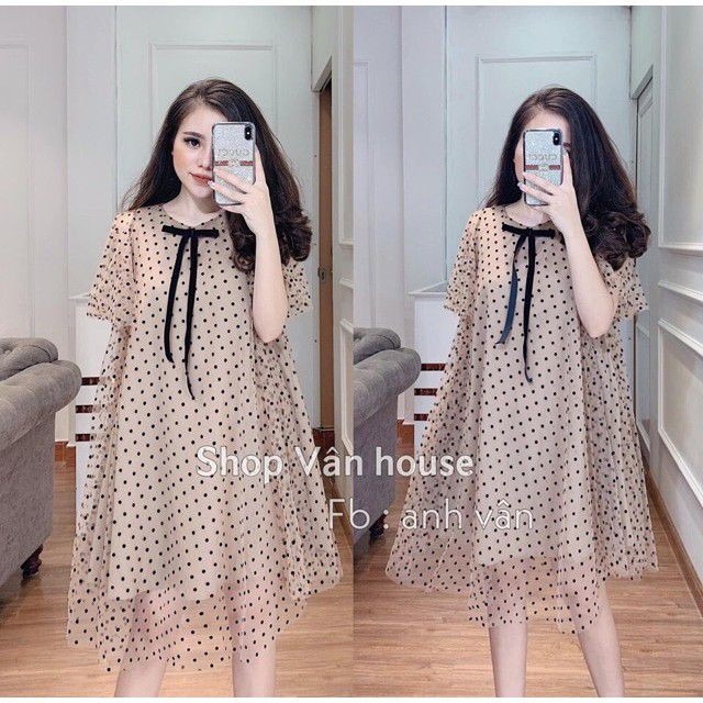Đầm bầu xinh suông - váy bầu thiết kế siêu đẹp cao cấp