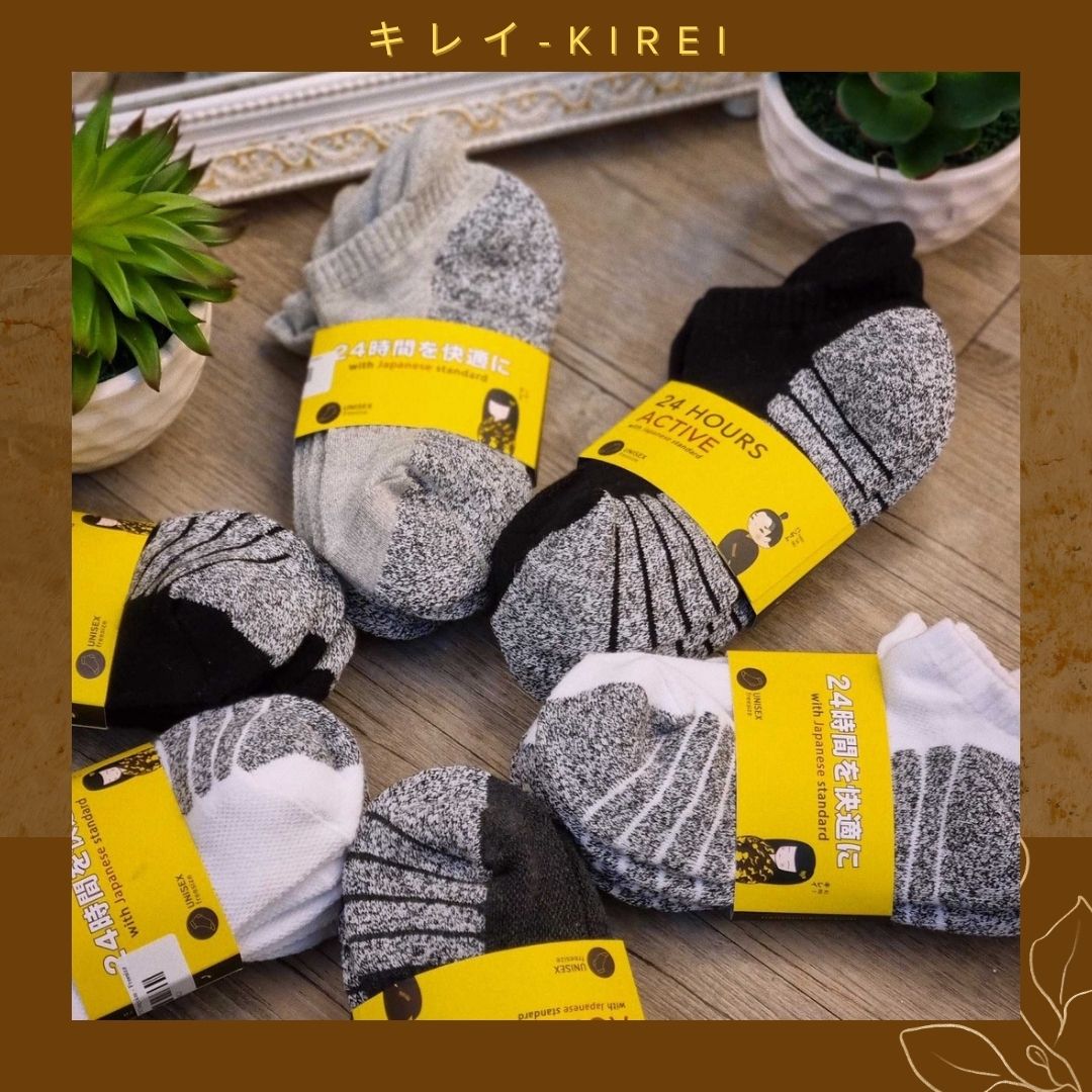 Set vớ Nhật - Kirei cotton unisex 3 đôi CN