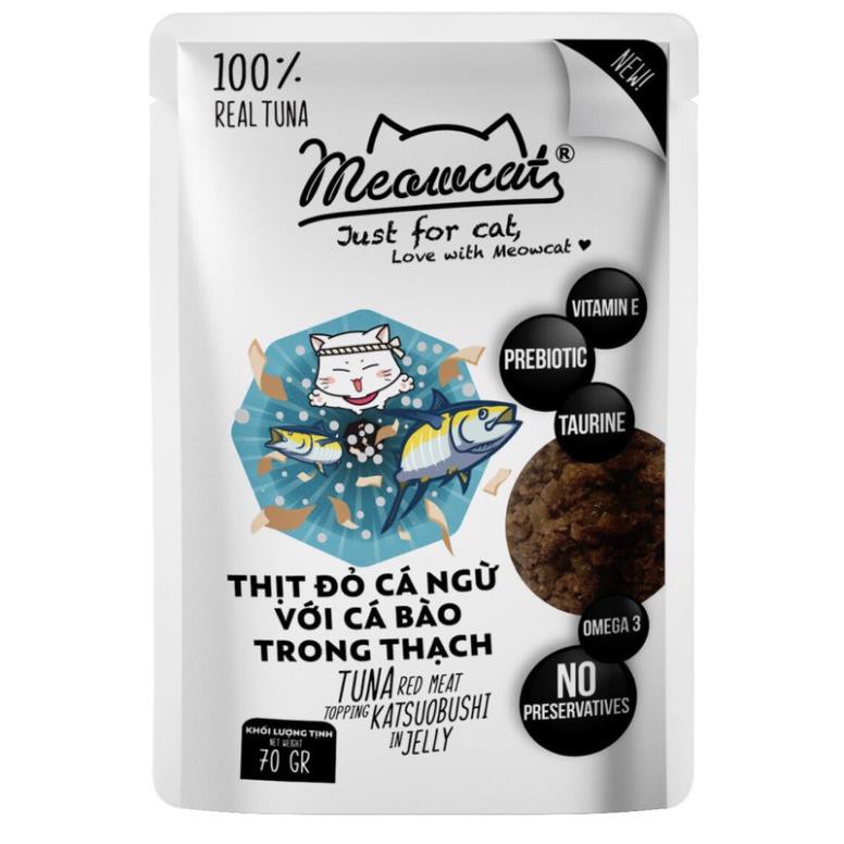 Pate Meowcat - Thức ăn ướt cho mèo Gói 70gr