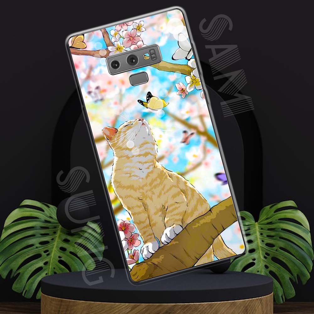 Ốp lưng Samsung Note 9 mẫu BST Mèo lười TPU