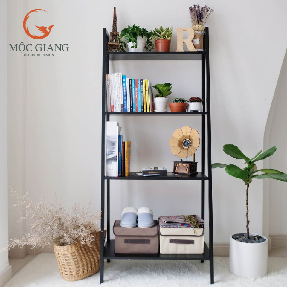 Kệ Sách 4 Tầng, Kệ Gỗ Đa Năng 4 Tầng