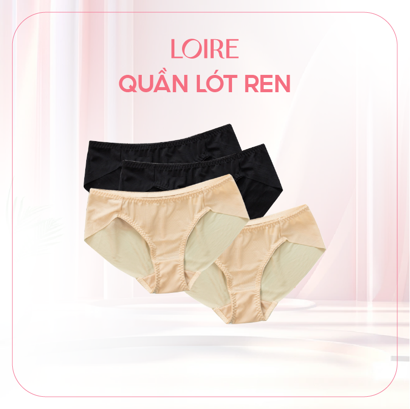 Combo 4 Quần Lót Ren Loirechic QLBK62