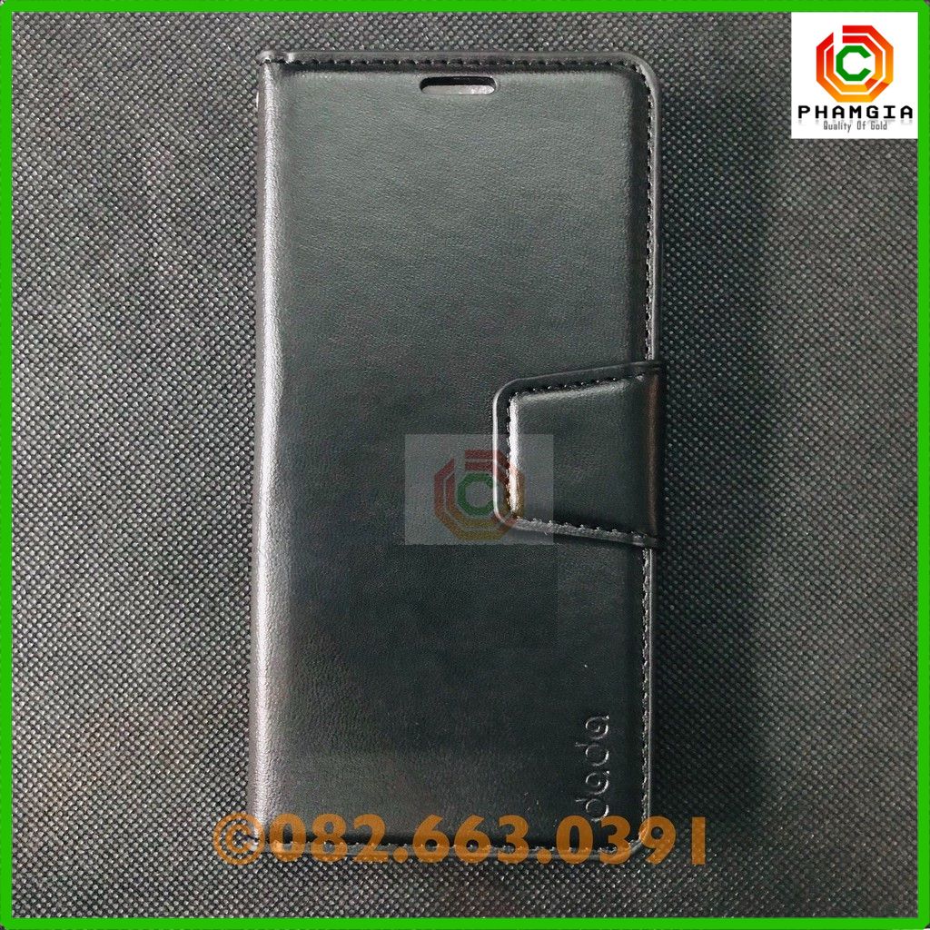 Bao da Vsmart Joy 4 chất liệu da sang trọng, có ngăn đựng thẻ siêu tiện lợi