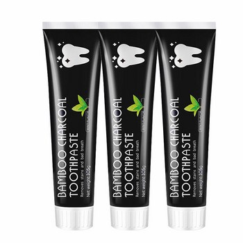 Kem Đánh Răng Than Tre BAMBOO 105g, Kem đánh răng tinh thể than tre nội địa Kem đánh răng than hoạt tính Bamboo Charcoal Toothpaste giúp răng trắng sáng