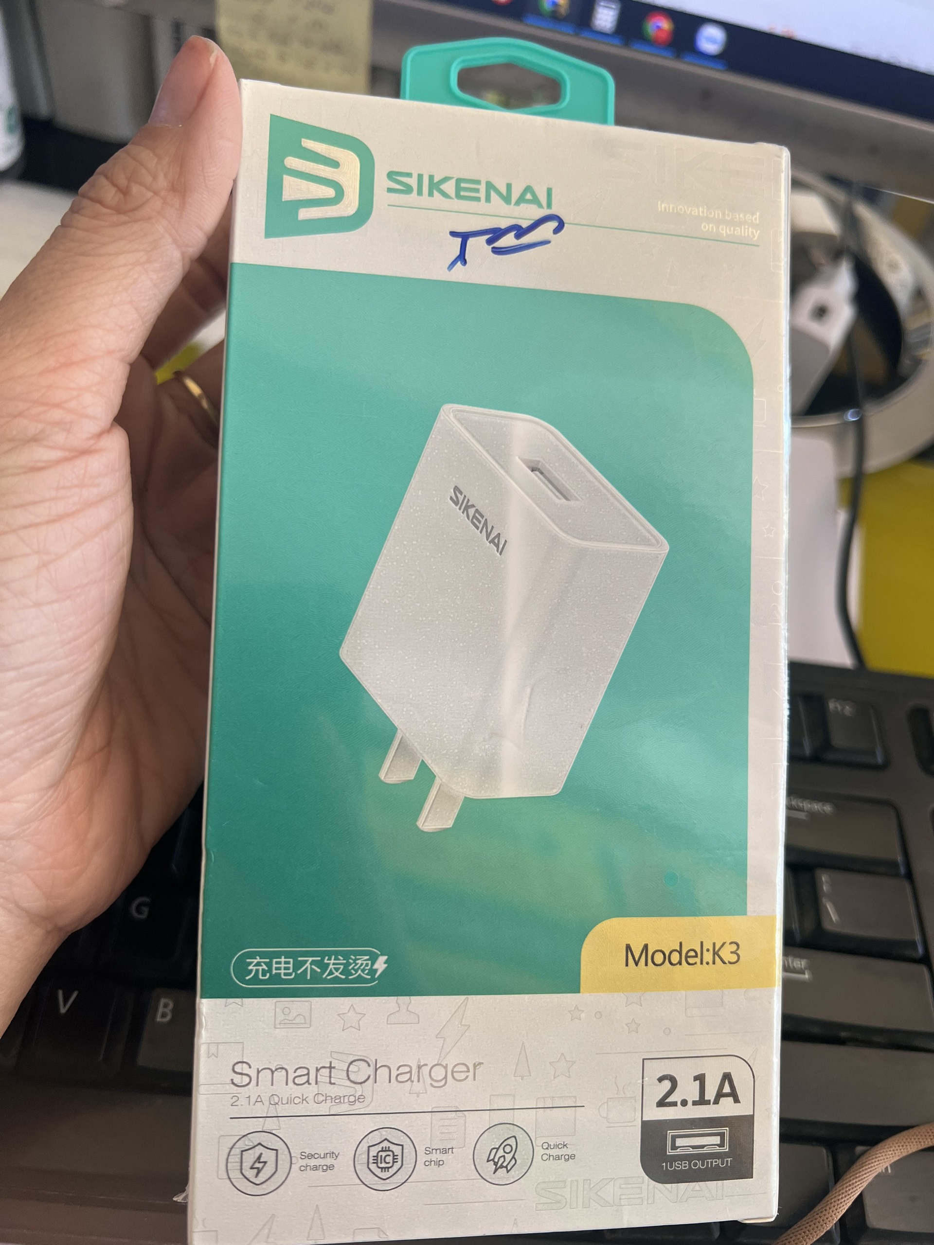 Củ sạc nhanh  sikenai Đầu Usb K3