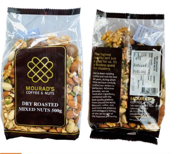 Hạt tổng hợp Mourad's Coffee & Nuts Mix 500g(Hạnh nhân, hạt dẻ, hạt bí,...)