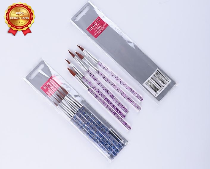 Bộ cọ đắp hoa nổi làm nail 5 cây