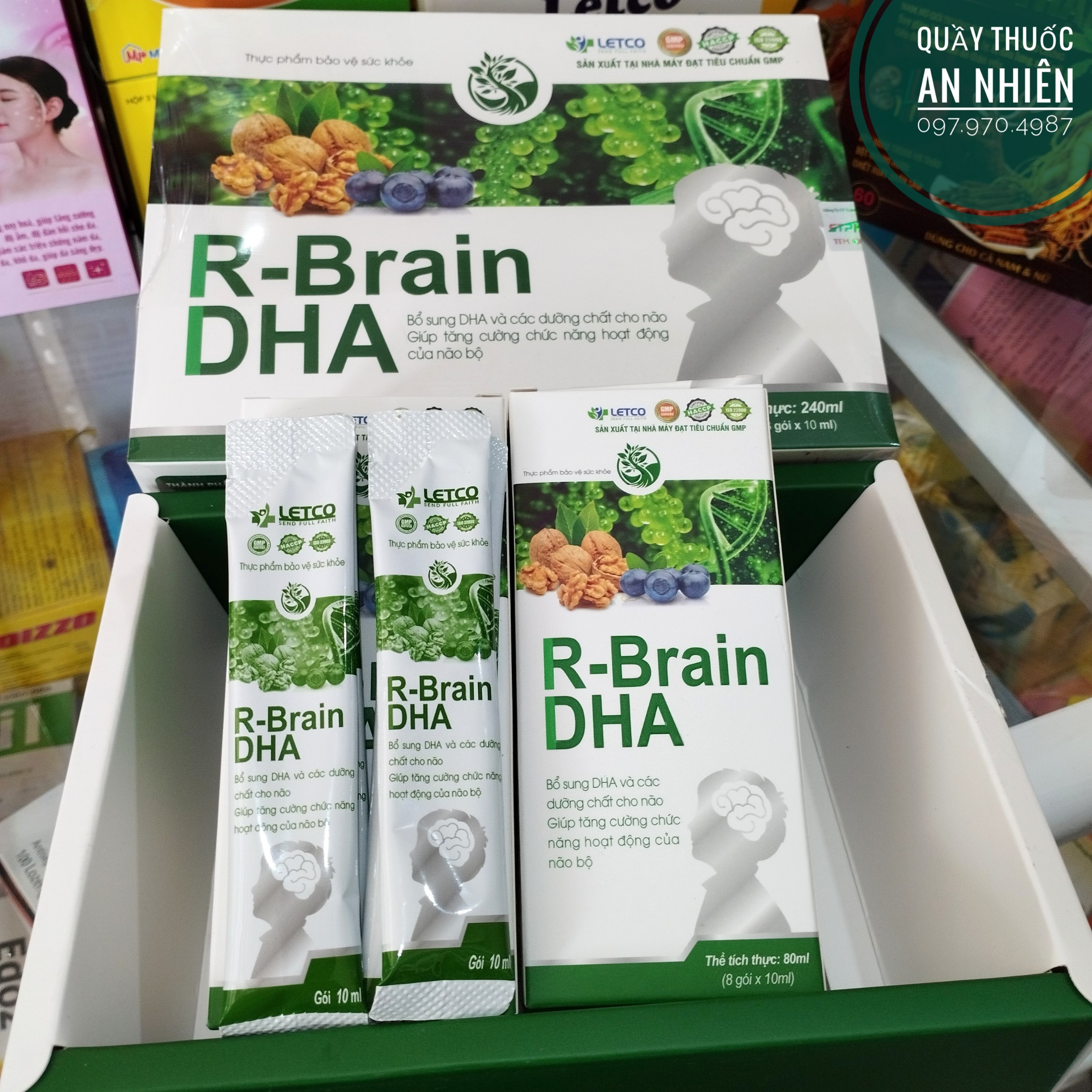 Bổ não trẻ em r-brain dha - bổ sung dha kèm vitamin cho bé