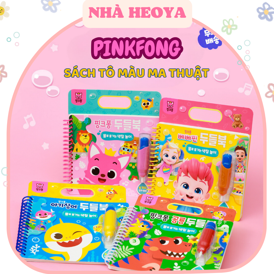 SÁCH TÔ MÀU MA THUẬT MAGIC WATER PINKFONG