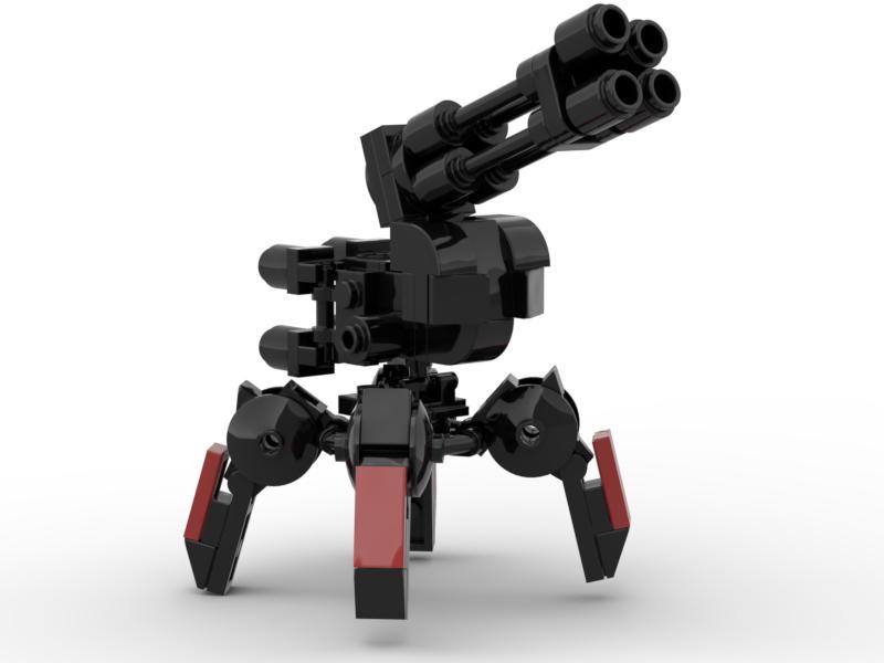 Le Go Đồ Chơi Lắp Ráp Robot Moc Mech Spider Machine