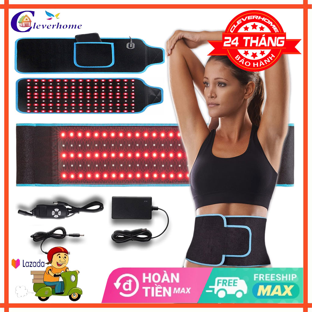 Đai massage giảm mỡ bụng cao cấp sử dụng năng lượng laser đốt cháy mỡ sâu