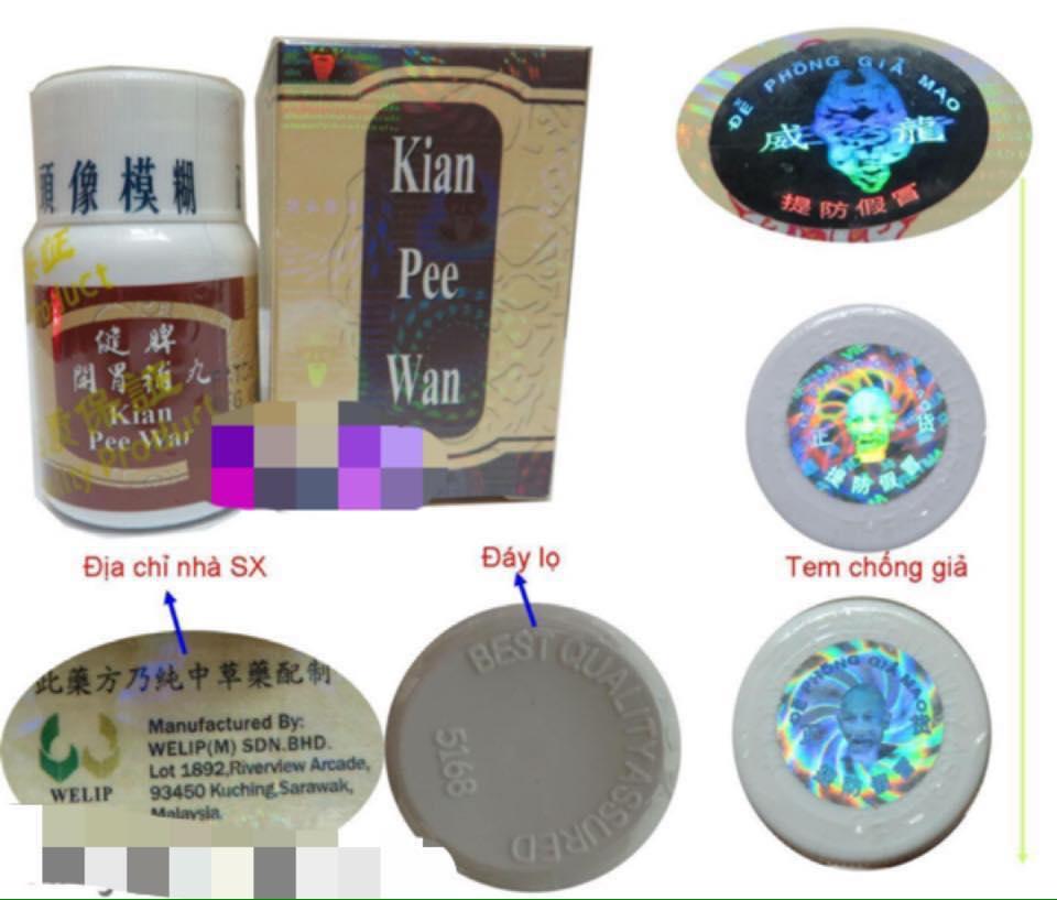 Tăng cân kiện tỳ Kiam pee wan 30v