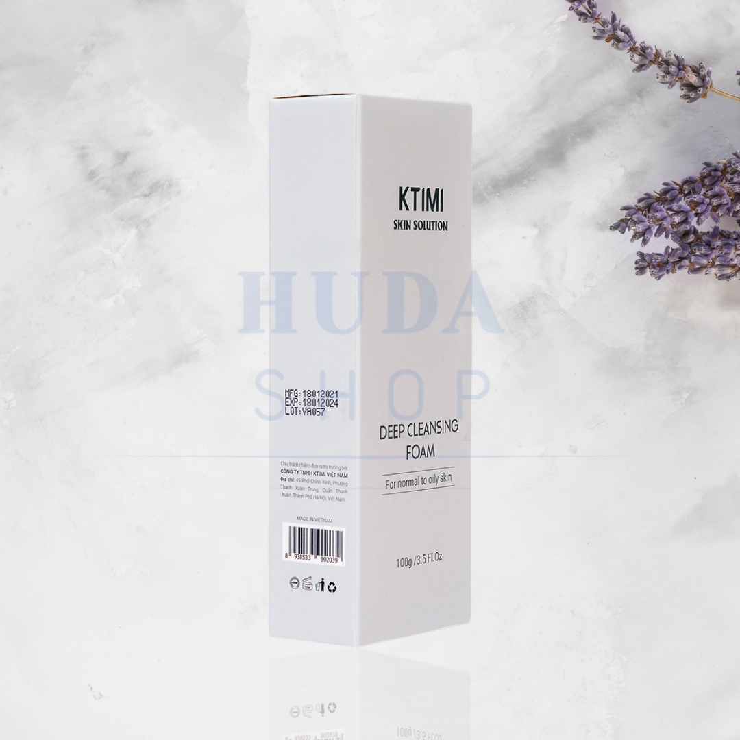 [Chính hãng] Sữa Rửa Mặt Dịu Nhẹ Ktimi Deep Cleansing Foam