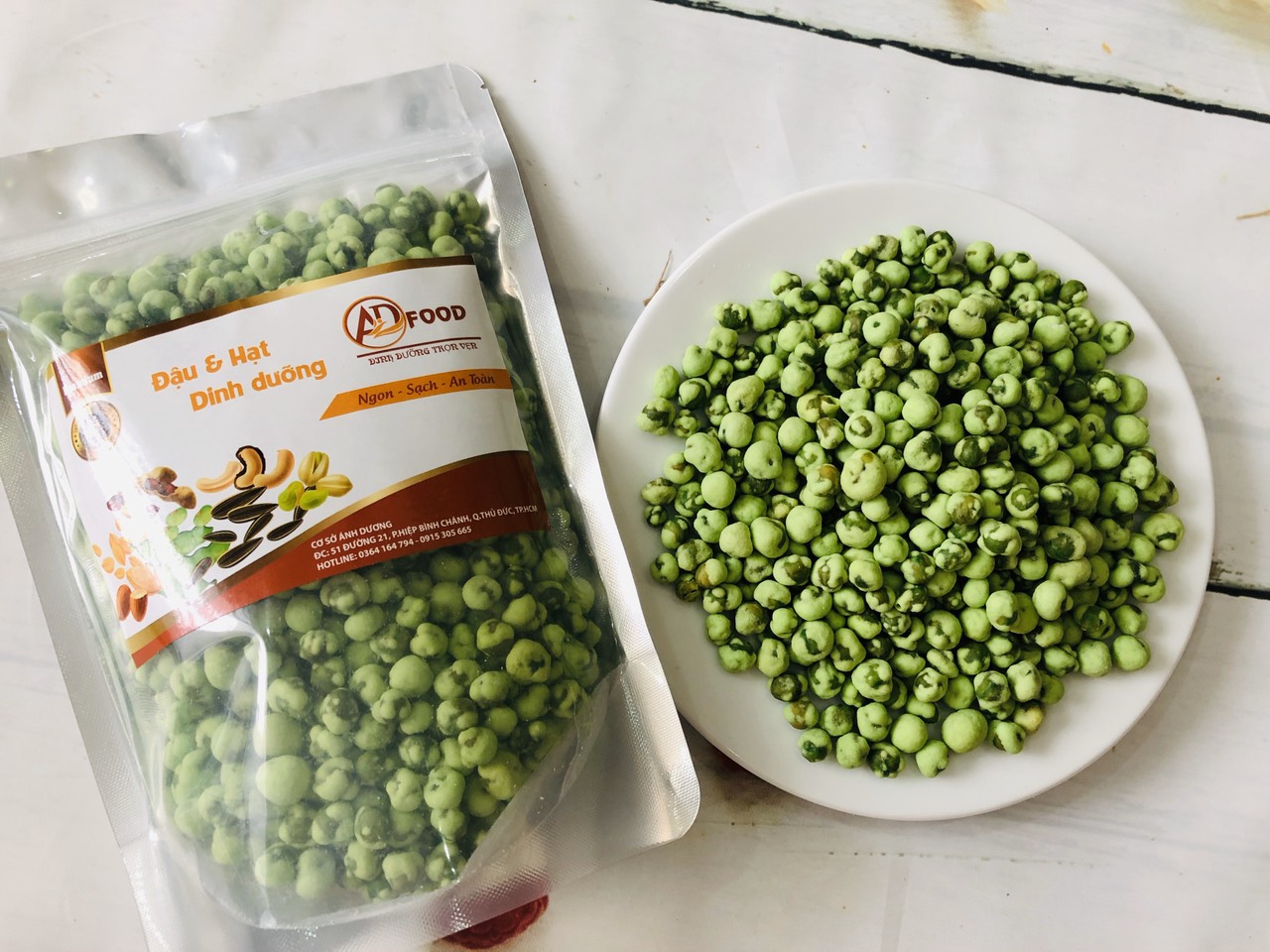 500g ĐẬU HÀ LAN WASABI - doanvat_hangduong