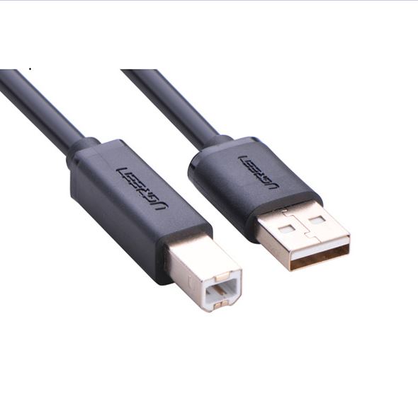 Cáp máy in USB 2.0 Ugreen 10352 (5M) Chính Hãng