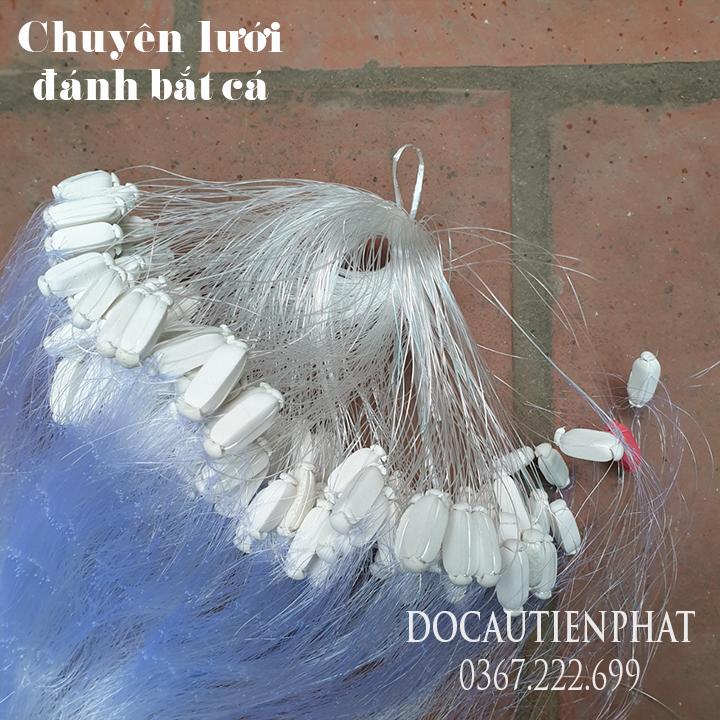 lưới cá, lưới đánh cá ba màn mắt 7cm và 8cm cao 1m2 dài 70m