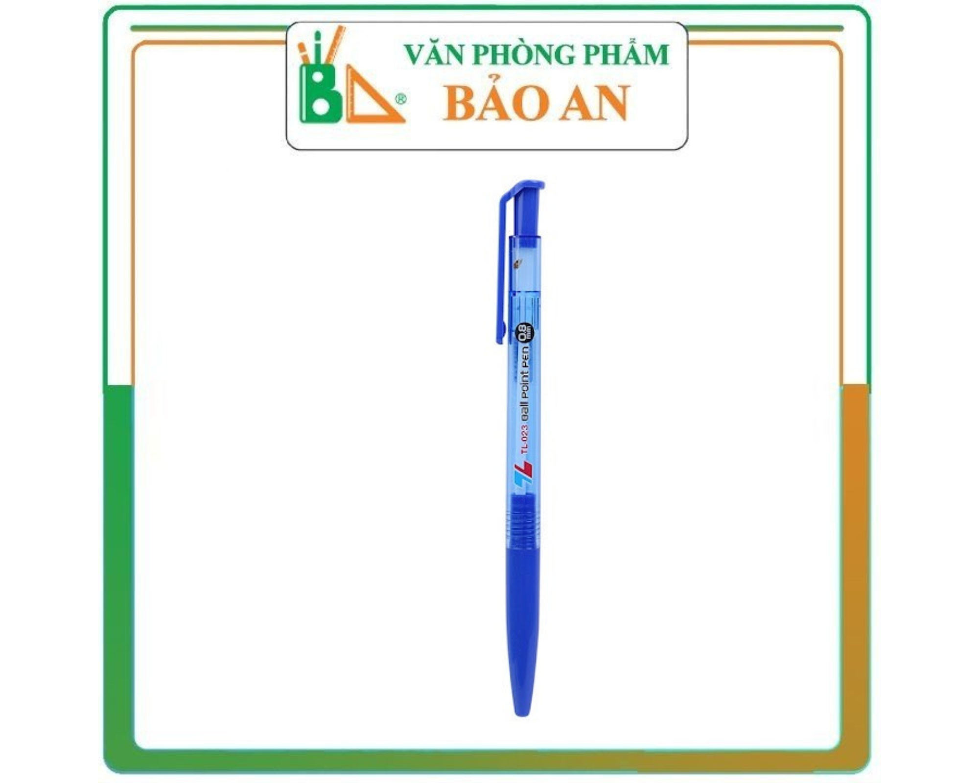 Combo 3 Bút Bi Thiên Long 023 ,Thân bút thanh mảnh cơ chế bấm khế tiện dụng phù hợp cho mọi người.