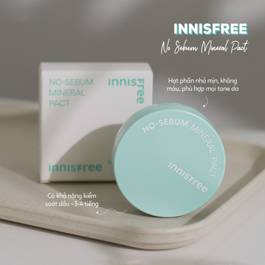 Phấn Phủ Dạng Nén Innisfree No-Sebum Mineral Pact 8.5g