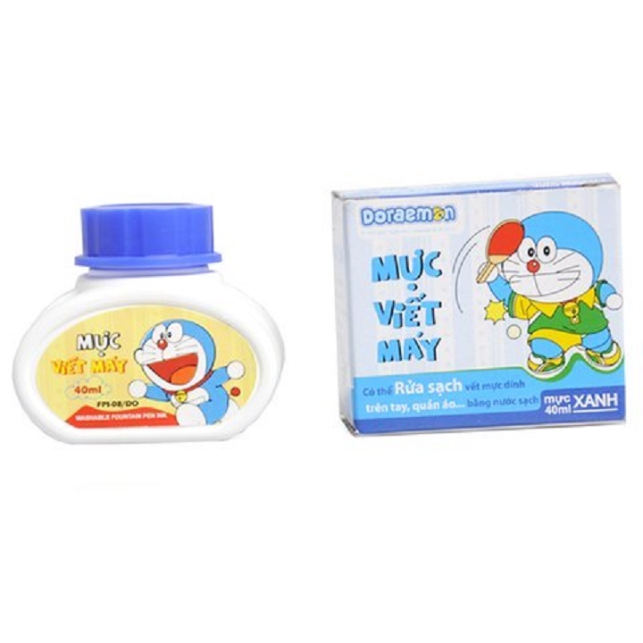 Mực bút máy Doraemon Điểm 10 TP-FPI08/DO  Xanh - Tím