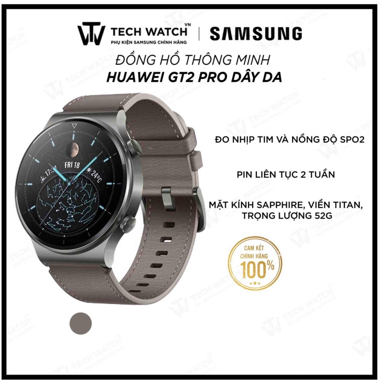 [HUAWEI WATCH GT 2  Pro] Đồng Hồ Thông Minh HUAWEI WATCH GT 2 Pro