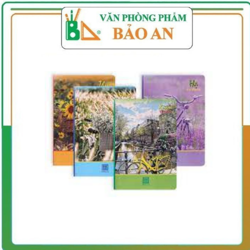 Vở kẻ ngang hồng hà 300 trang 1032 pupil bốn mùa