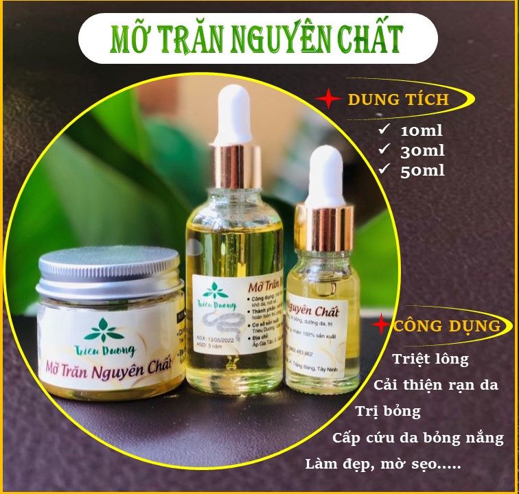 Mỡ trăn nguyên chất Triêu Dương
