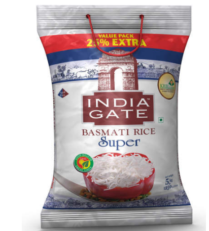 Gạo Basmati Indian Gate Super 5Kg      Gạo Basmati India Gate Super Ấn Độ 5kg
