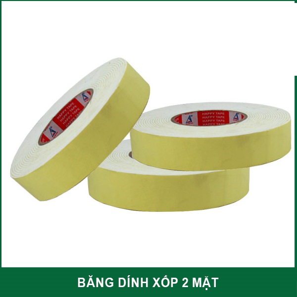 [HN] 1 cuộn Băng dính xốp 2 mặt 2,4cm