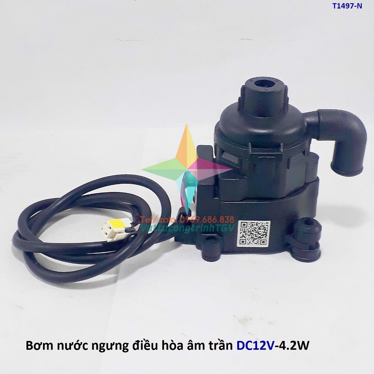 Bơm nước ngưng điều hòa âm trần dc12v-4.2w