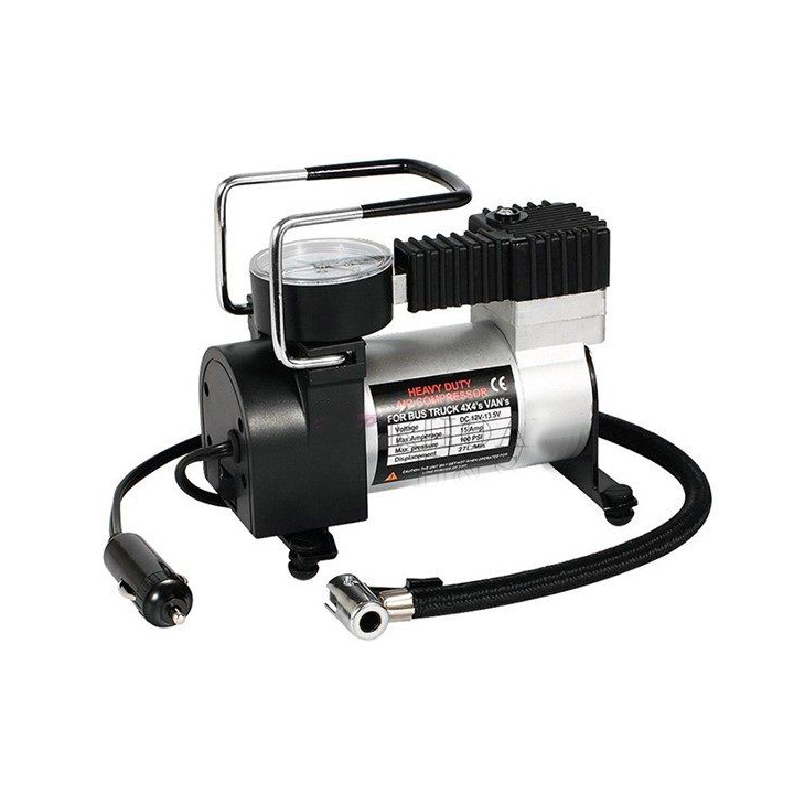 Bơm lốp, bơm hơi điện ô tô xe máy mini 12V
