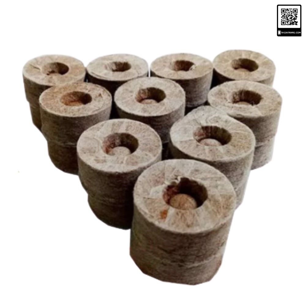 50 Viên nén ươm hạt/Viên nén xơ dừa - Shop hạt giống Tạ Gia Trang