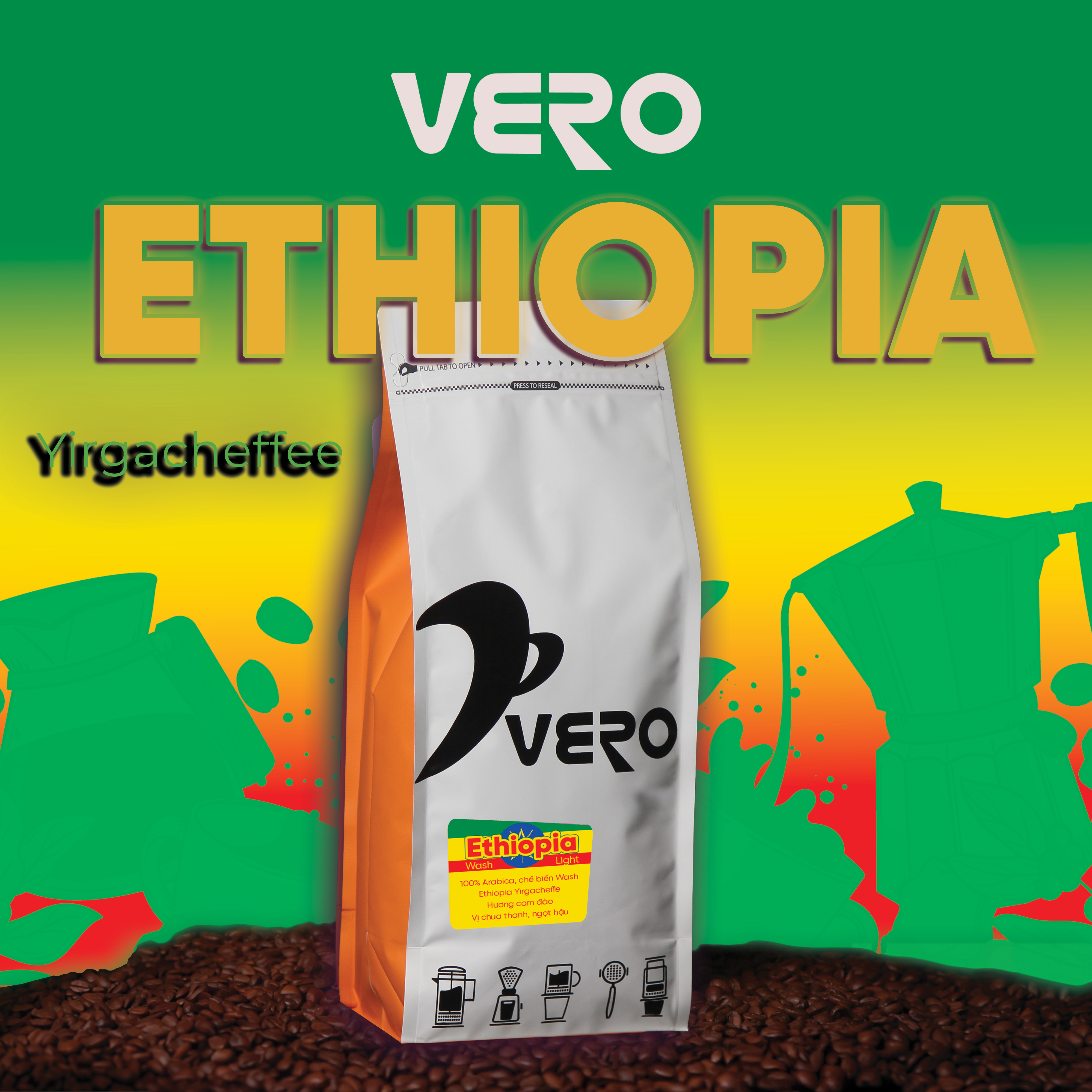Cà Phê Vero Ethiopia Yirgacheffe